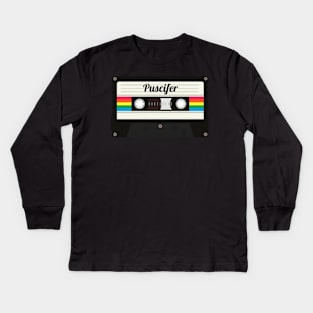 Puscifer / Cassette Tape Style Kids Long Sleeve T-Shirt